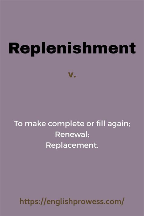 replenishment in tagalog|replenishment » English .